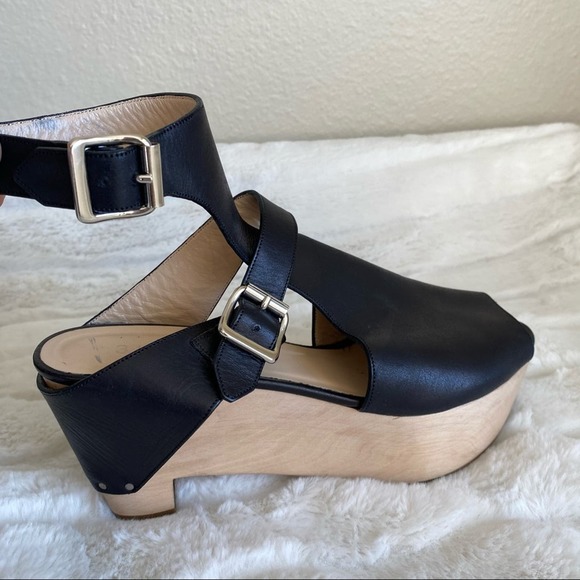 3.1 Phillip Lim Constantine Chunky Leather Platform Sandals - Picture 5 of 10